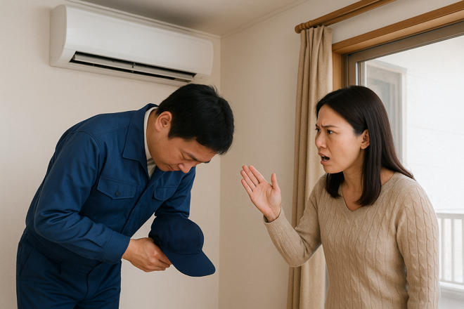 エアコンクリーニング後の不具合に悩む業者の実例|実際の相談事例